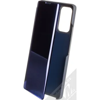 Pouzdro na mobilní telefon 1Mcz Clear View flipové pouzdro pro Xiaomi Redmi Note 10 Pro, Redmi Note 10 Pro Max modrá (blue)
