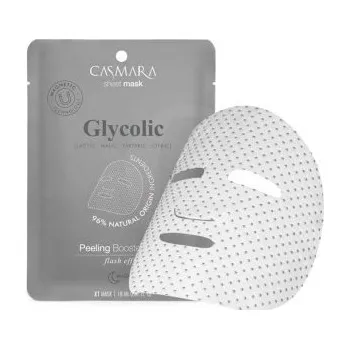 Pleťová maska Casmara Peeling Renovating Glycolic Booster Mask - Exfoliační a obnovující booster 10 ks