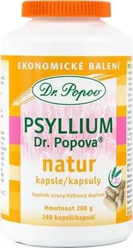 Přírodní produkt Dr. Popov Psyllium 240 cps.