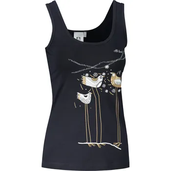 Dámské tílko ALTISPORT CARRYOVER ALW043136 NÁMOŘNÍ MODRÁ/ZLATÁ M