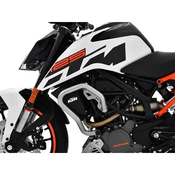 Rám pro motocykl ZIEGER - IBEX Německo KTM Duke 125 padací rámy Zieger provedení: padací rámy stříbrné
