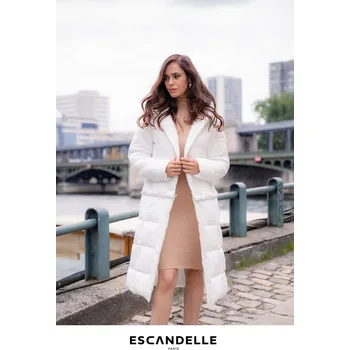 Escandelle 21121 bunda zim.dlouhá barva: černá, velikost: L