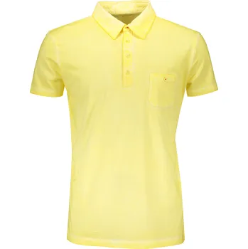 Pánské tričko Pánské triko s límečkem fashion JAMES NICHOLSON JN988 LIGHT YELLOW XL