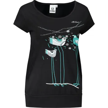 Dámské triko ALTISPORT CARRYOVER ALW043120 ČERNOTYRKYSOVÁ XL