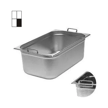 PGX 7314 100 Gastronádoba nerezová o velikosti GN 1/4 s uchy 100 mm