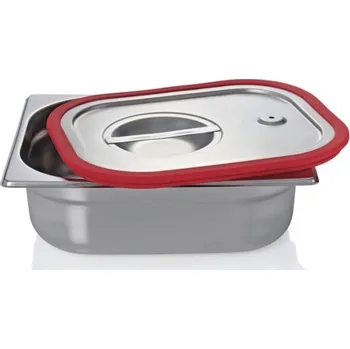 Nádoba na pečení PGX 7023 003 Poklice GN s gumovým těsněním a otvorem proti přetlaku GN 2/3