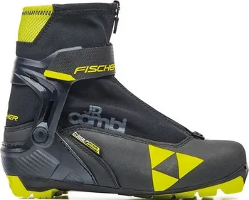 Běžkařské boty Fischer JR Combi černé/žluté 2021/22