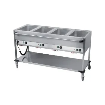 Bartscher 1002 076 Pojízdná vodní lázeň 4 x GN 1/1