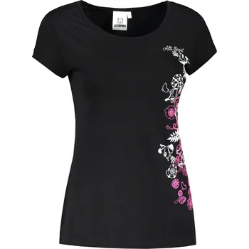 Dámské tričko Dámské triko ALTISPORT CARRYOVER ALW029122 ČERNORŮŽOVÁ S
