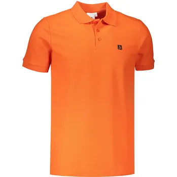 Pánské tričko Pánské triko s límečkem ALTISPORT CARRYOVER ALM065203 ORANŽOVÁ S