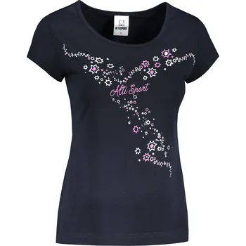Dámské triko ALTISPORT ALW088122 NÁMOŘNÍ MODRÁ/RŮŽOVÁ S