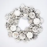 Věnec Zasněžené šišky, Ø 30cm