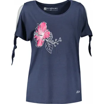 Dámské triko ALTISPORT ALW107AL2 NÁMOŘNÍ MODRÁ/RŮŽOVÁ S