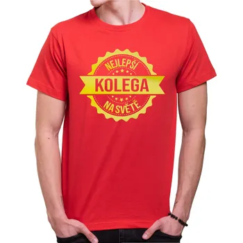 Pánské oblečení Nejlepší kolega/kolegyně na světě, Barva látky Limetková zelená, Střih Pánsky/UNISEX, Velikost L