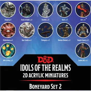 Desková hra WizKids D&D Idols of the Realms: Boneyard: 2D Set 2 2025 (close-out)