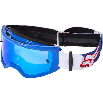 Motocyklové brýle Fox Main Skew Spark Goggle white/red/blue