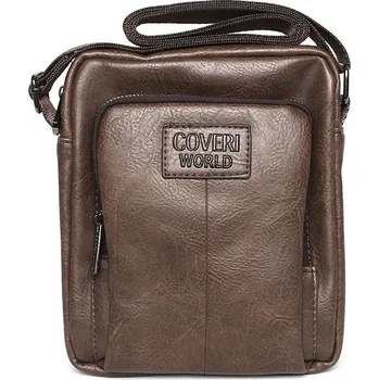 Pánská pevnější crossbody taška Coveri World CW2179 hnědá | KabelkyproVas.cz