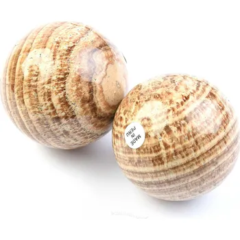 Přírodní kámen Aragonit koule (Peru) cca 5cm