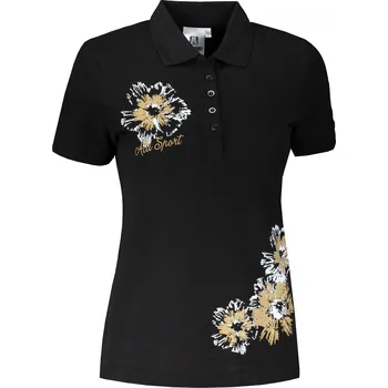 Dámské tričko Dámské triko s límečkem ALTISPORT CARRYOVER ALW016210 ČERNÁ S