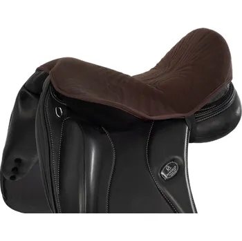 Jezdecké sedlo ACAVALLO Potah na posedlí Air Plus Dressage Dri-Lex ACAVALLO, 10 mm, hnědý M