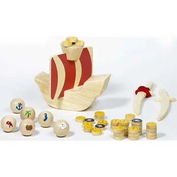 Volný čas Hra na ven - Dřevěná, Pirátský kapitán Koog (Goki)