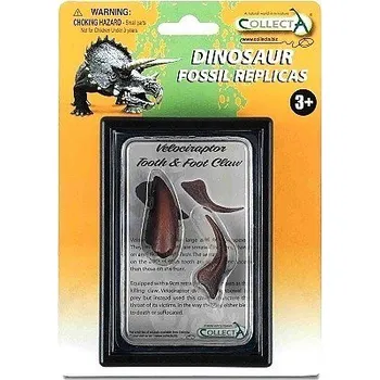 Figurka COLLECTA 89291 GIFT SET ZUB A DRÁP VELOCIRAPTORA