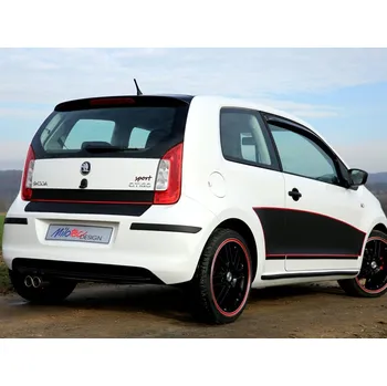 Auto-moto Kryt nákladové hrany Škoda Citigo 2011- černá lesklá | Milotec