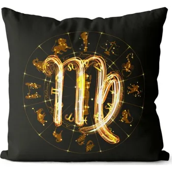 Dekorativní polštářek Polštář Symbol znamení – Panna (23.8. - 22.9.)