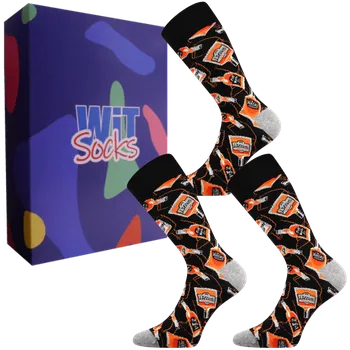 Pánské ponožky Dárkový set - Whisky - velikost 43-46 (Velikost 43-46)