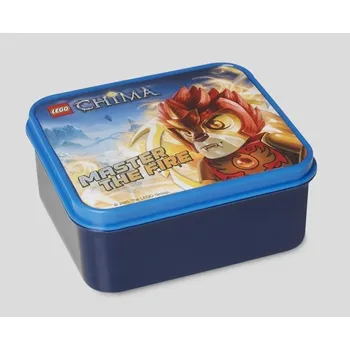 Školní batoh LEGO Svačinový box Chima Laval Master Oheň a led, modrý