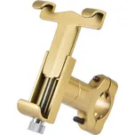 Držák na mobil na kolo Aluminum zlatý