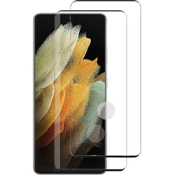 3D ochranné tvrzené sklo pro Samsung Galaxy S21 Ultra 5G G998B - černé
