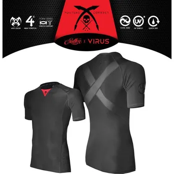 Pánské tričko tričko hardcore pánské - VIRUS X SULLEN POSTURE CORRECT - SULLEN - SCM0042_BK