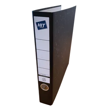 HIT OFFICE Pořadač pákový KV5 Classic, A4, hřbet 50 mm - černý mramor