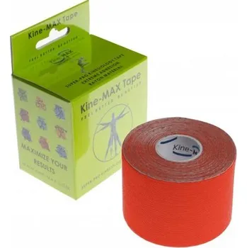 Tejpovací páska Kine MAX Tape Super Pro Rayon kinesiologický tejp, zvýšená adheze Barva: Červená