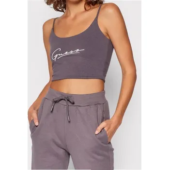 Dámský crop top O1BA10KASI1 - G9A6 - Šedofialová - Guess Šedá fialová S