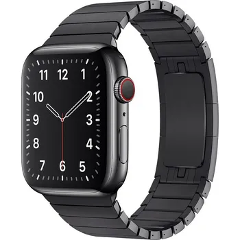 Příslušenství k chytrým hodinkám Ocelový článkový tah řemínek Apple Watch 38/40/41/42mm Barva: Černá