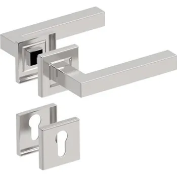 Dveřní kování Klika K320 INOX - Elegantní, nerezová klika pro vnitřní dveře i venkovní vrata