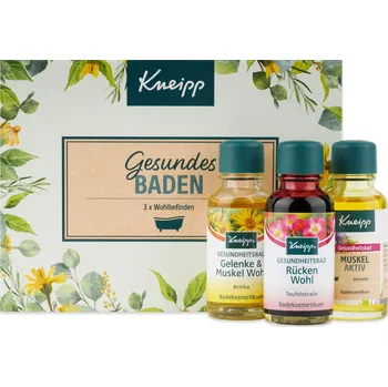 Koupelový olej Kneipp Sada bylinných olejů do koupele 3 x 20 ml