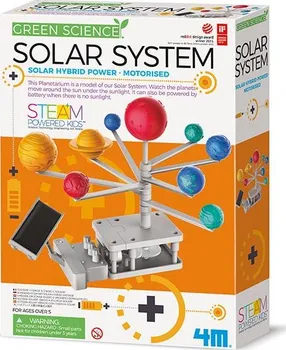 Dětská vědecká sada 4M Sluneční soustava na solární pohon