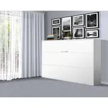 Nabytekmorava Sklápěcí postel VS1056, 200x120cm barva lamina: Bílá 113, varianta dveří: lesklé