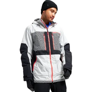 bunda Burton Frostner - Lunar Gray/PJ Print/True Black M