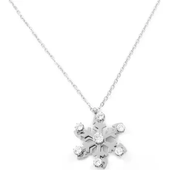 Řetízek BRUNOshop.cz Náhrdelník POHYBLIVÁ VLOČKA s kamínky