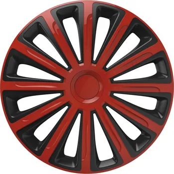 Poklice na kolo Versaco Trend červené/černé 16" 4 ks