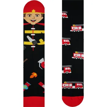 Pánské ponožky Veselé ponožky Hasič, Velikost 35-38