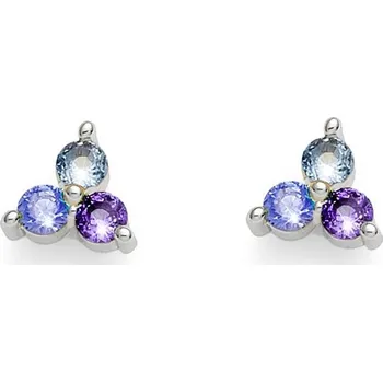 Náušnice Náušnice se zirkony Oliver Weber Wispy RH CZ violet