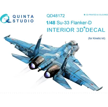 Plastikový model 1/48 Su-33 3D-Printed&colour Interior (KIN)