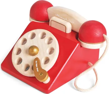 Dřevěná hračka Le Toy Van Telefon Vintage