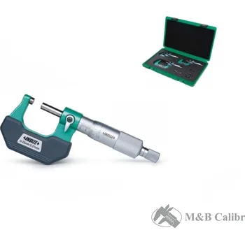 Sada tří vnějších mechanických mikrometrů 0-75/0,01 mm INSIZE