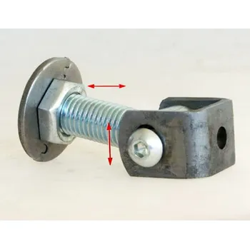 pant IBFM Pant 425BR-20 - Dvousměrově nastavitelný pant s regulační maticí, možnost nastavení pantu vertikální a horizontální. šroub M20